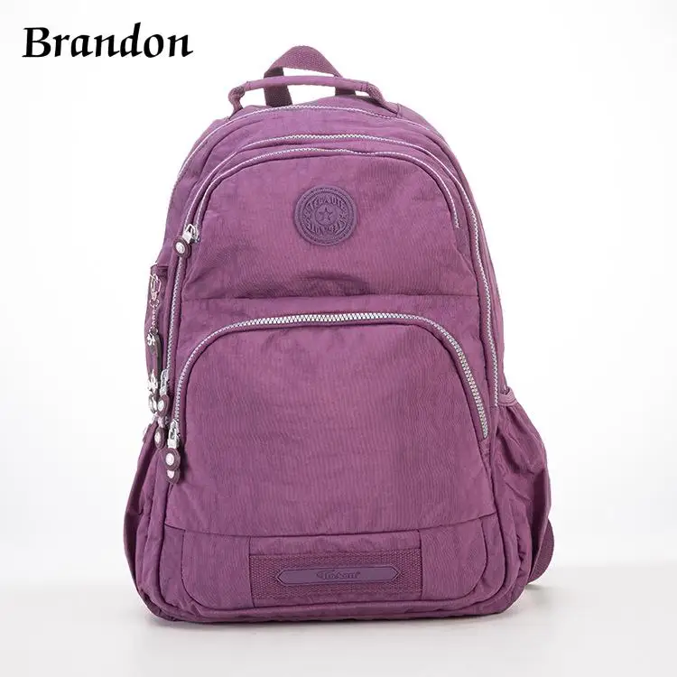 

Leisure Backpack Male and Female Student School Bag Nylon Computer Large -Capacity Travel Backpack