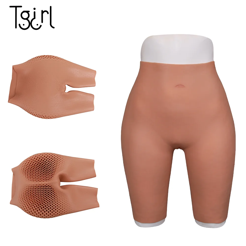 

Tgirl Big Hips Silicone Pants Buttock and Hip Augmentation3.5cm Tummy Control Shapewear Fake Buttocks for Cosplay Dragqueen