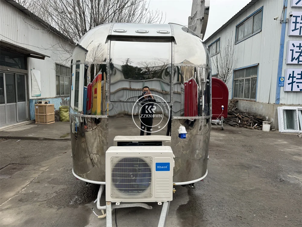 Food Kar Mobiele Snack Koffie Kiosk Concessie Aangepaste Trailer Vending Volledig Keuken Apparatuur Fast Food Truck Te Koop