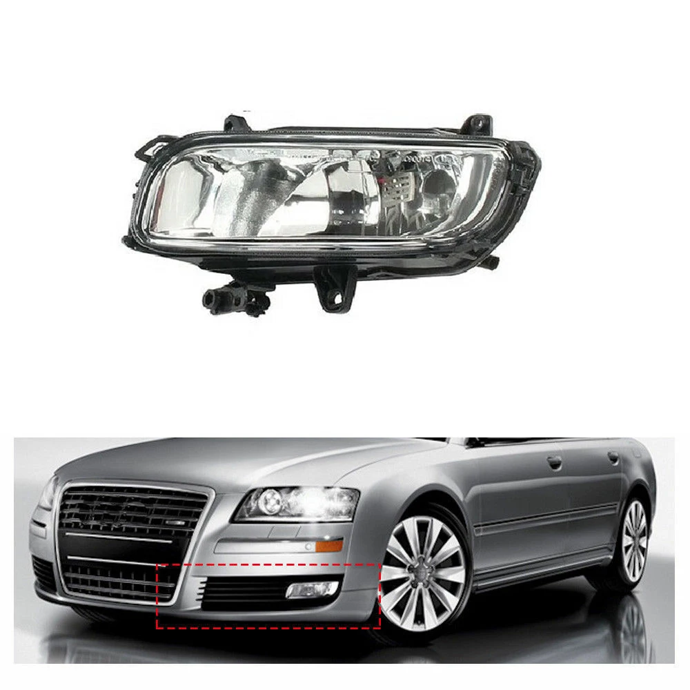 Car Front Bumper Left Halogen Fog Light Lamp for Audi A8 Quattro A8 D3 2008-2010 4E0941699B