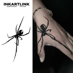 Spider Temporary Tattoo,Lasts To 15 Days New Technology Magic Waterproof Semi Permanent Sticker.