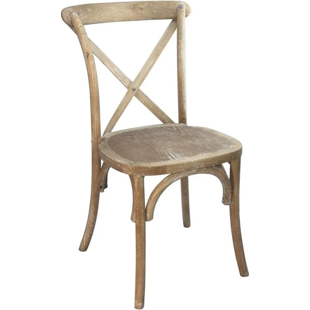 Natural White Grain X-Back Chair
