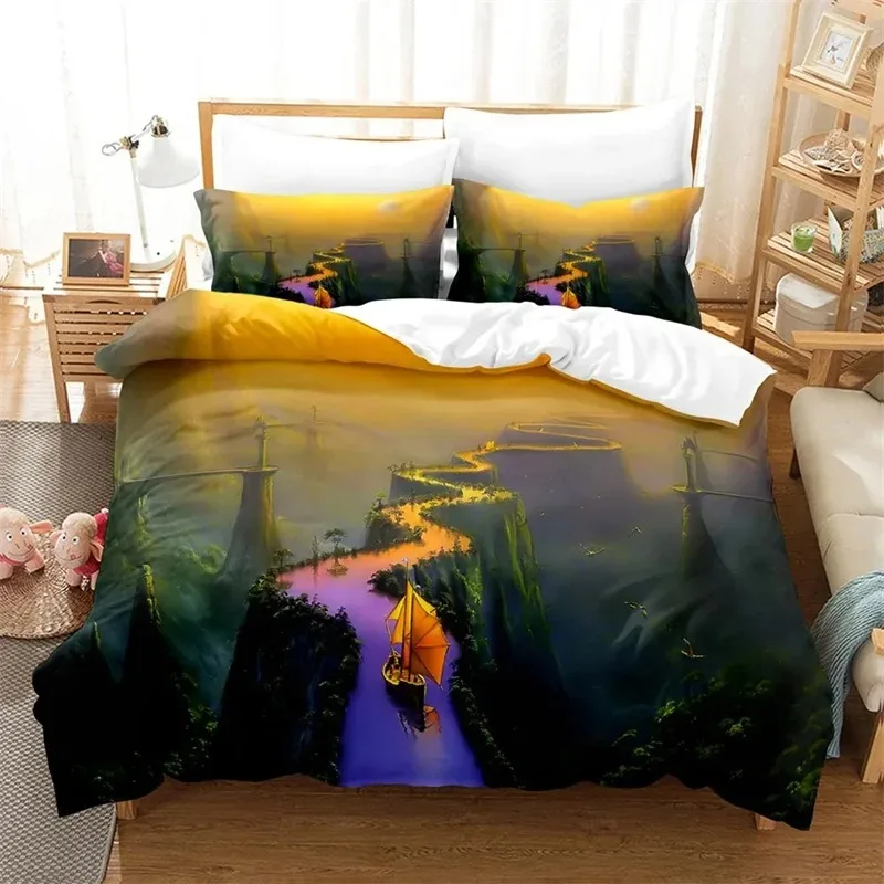 Fantasy Witch Dragon Llien World Bedding Sets exquisite bed supplies set duvet cover bed comforter set luxury birthday gift