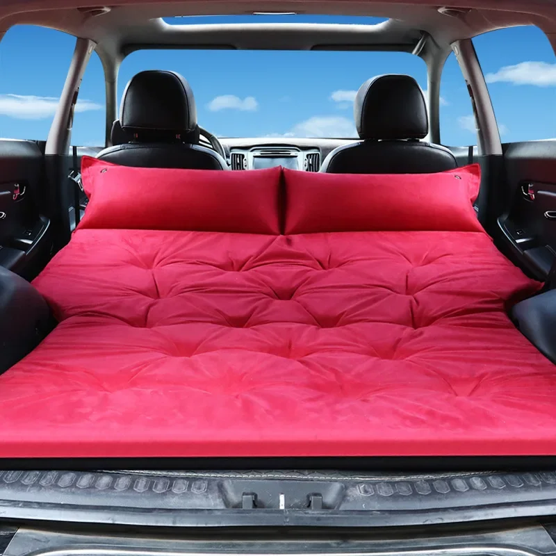 Hot Car Iatable Bed S U V Car Air Mattress Travel Bed Outdoor Camping Mat Air Mattress