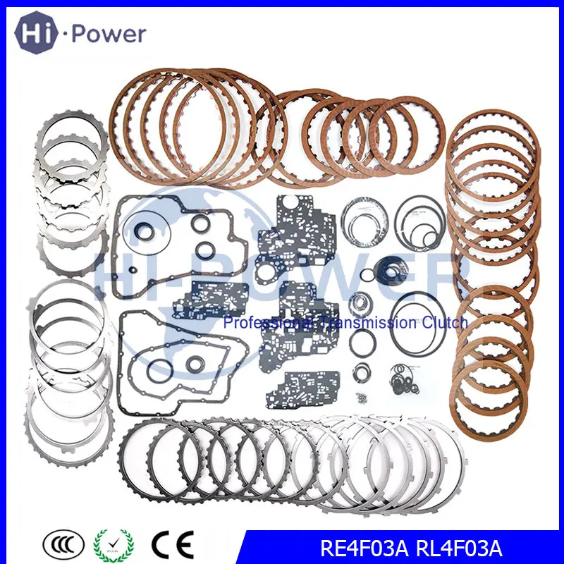 

RE4F03A RL4F03A Transmission Master Rebuild Kit Overhaul Friction Steel Plates For Nissan Bluebird 1990-1995 Car Accessories