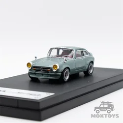 Mortal 1:64 Honda S800 Silver Blue limited299 Diecast Model Car