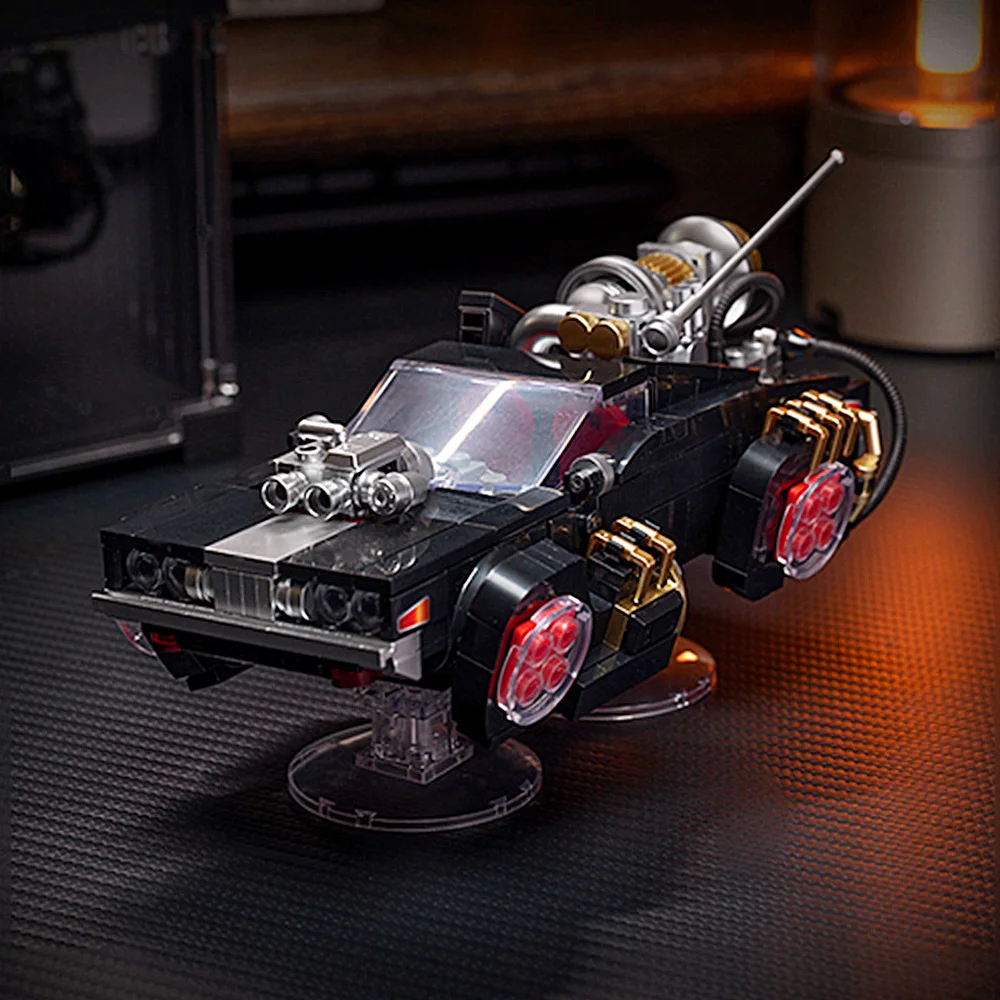 スピードレーシングビークルバック・トゥ・ザ・フューチャーテクニカルレトロティンマシンカーキットモデルビルディングブロックブリックギフトおもちゃ男の子向け