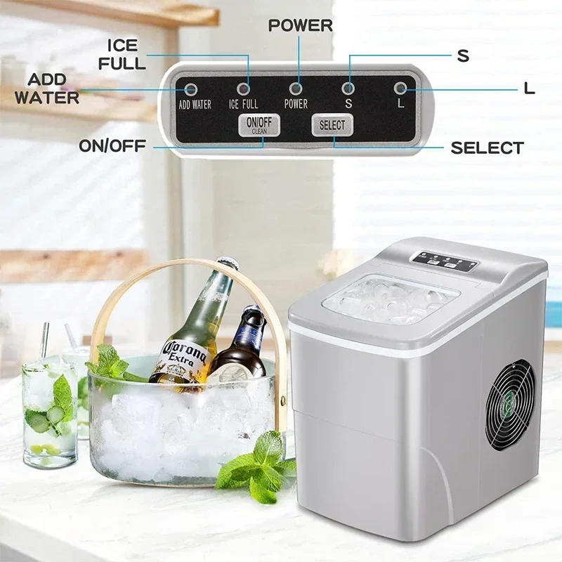 Best-selling homeuse portable ice maker small ice cube machine ice maker making machine
