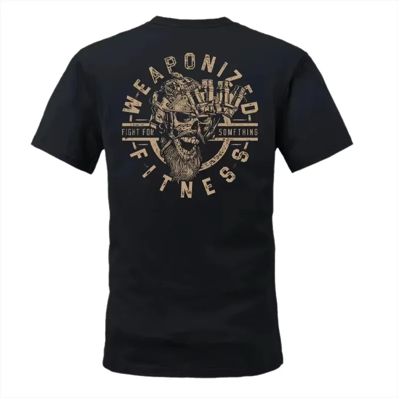 2026 New Military Style Tactical Military Fan Printed T-shirt Pattern T-shirt High-quality Men's Short Sleeved T-shirt Men's