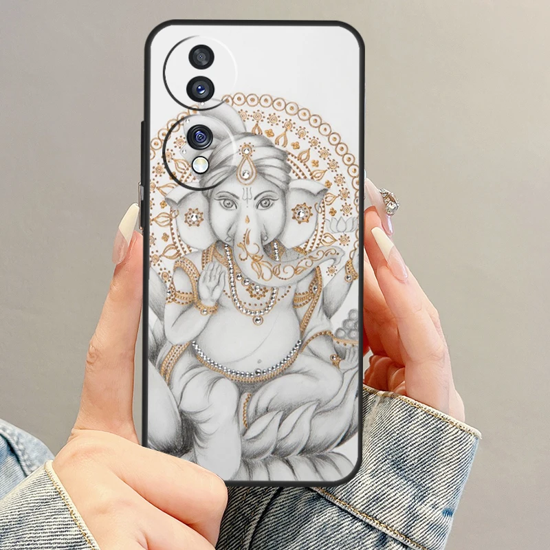 Ganesh Elephant God Case For Huawei P30 Pro P40 P20 Lite P Smart Z Nova 9 Honor 70 50 X8 X9a Magic 5 Pro Cover