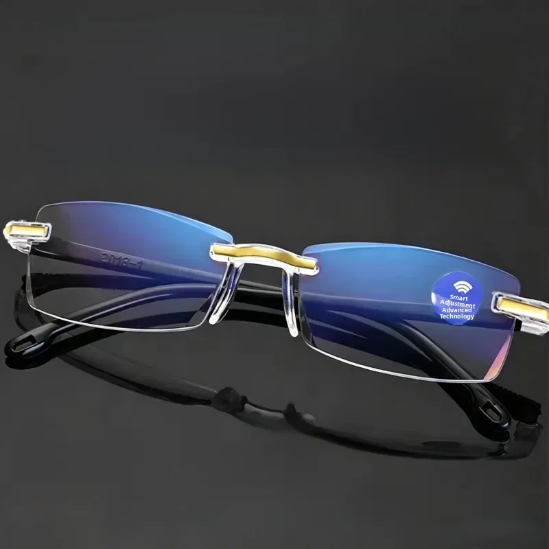 Smart Intelligent Auto Focus Myopia Glasses 100-700 Degrees Adjustable Prescription Blue Light Filter Multi Focus Reading Gla...