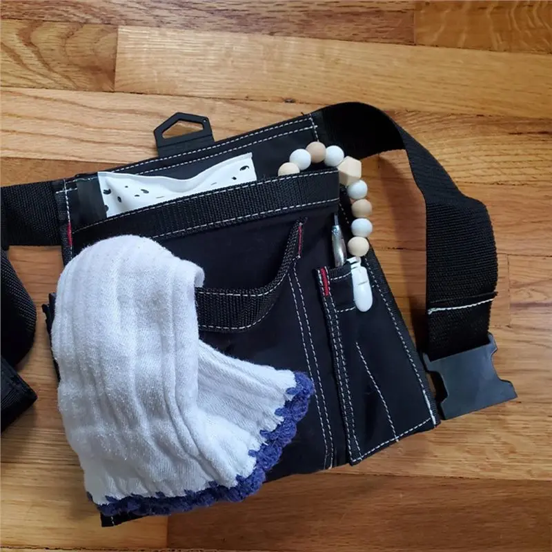 Поясная сумка для свежих инструментов для винта, гаек, гвоздей, органайзер для хранения сверл, рабочий фартук, ремонтный комплект, поясная подвесная сумка