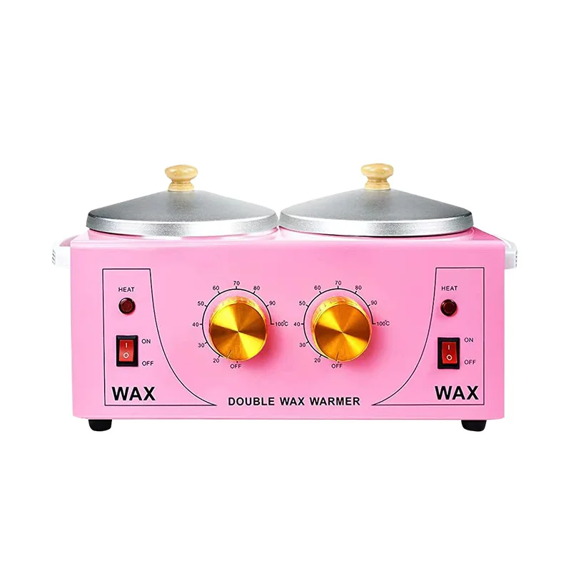 Salon Use Double Adjustable Temperature 500 ML Pot Wax Warmer Heater