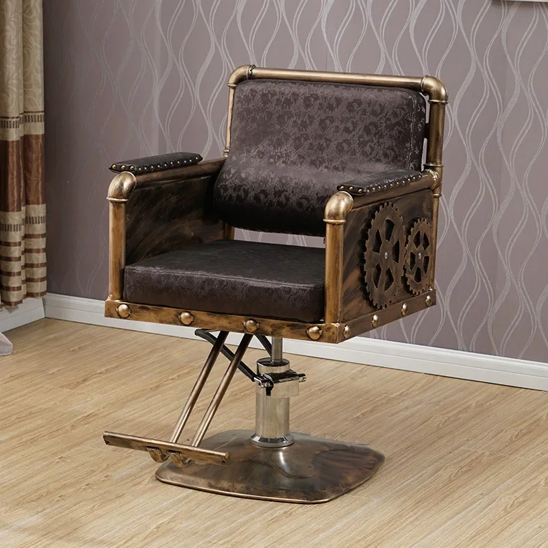 Retro hair salon chair manufacturer direct sales