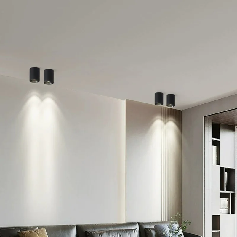 Full Spectrum Open Decoration Living Room Without Main Lighting, long tube ceiling ceiling mounted spotlight