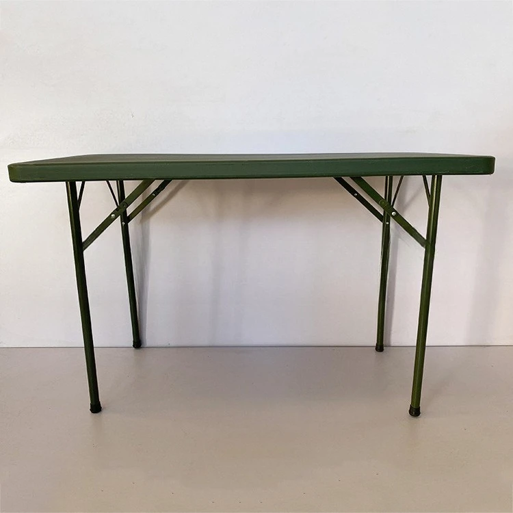 Field folding table blow molding table, outdoor portable work camping table