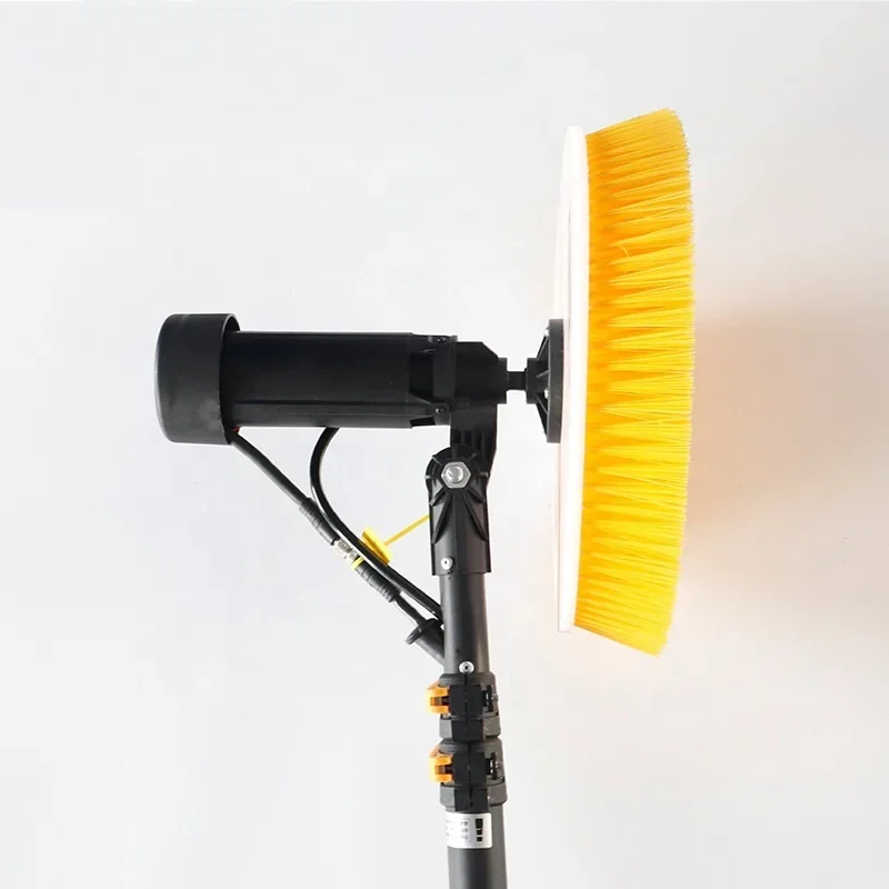 Ready to Ship Solar Panel Rotating Cleaning Brush Water Fed Solar Panel Cleaning Tool