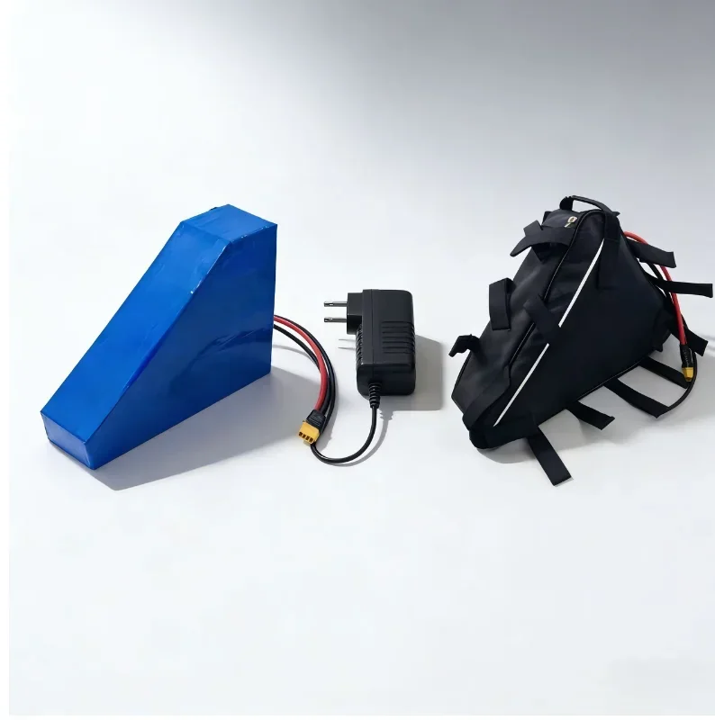 Triangular Shaped 36V 48V 72V Multi‑Capacity Li‑ion Battery Pack 20Ah‑40Ah, Built‑in Bluetooth Smart BMS Protection, Stable Powe