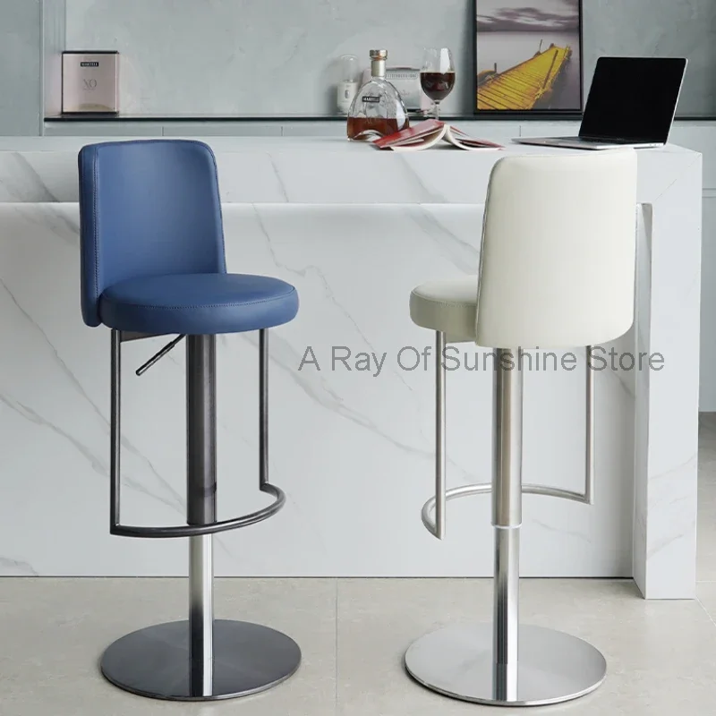 

Design Reception Bar Chairs Swivel Stool Modern Restaurant Bar Chairs Counter Kitchen Sedie Cadeira Home Furniture JY50BY