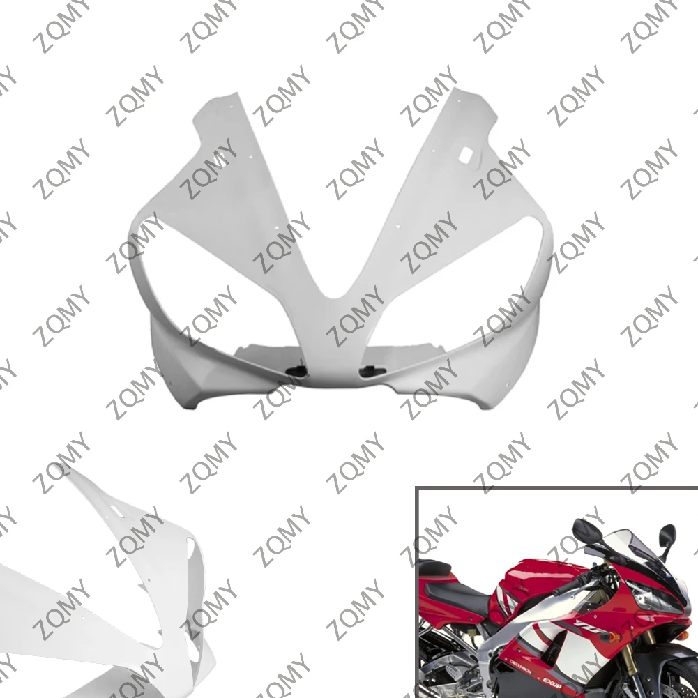 

For Yamaha YZF R1 2000 2001 Motorcycle Upper Front Nose Cowl Fairing Injection Mold ABS Plastic Unpainted White