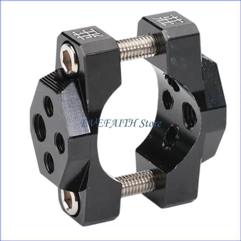 124B 32-54mm Motorcycle Handlebar Bumper Mount Bracket Clamp Aluminum for LED Light