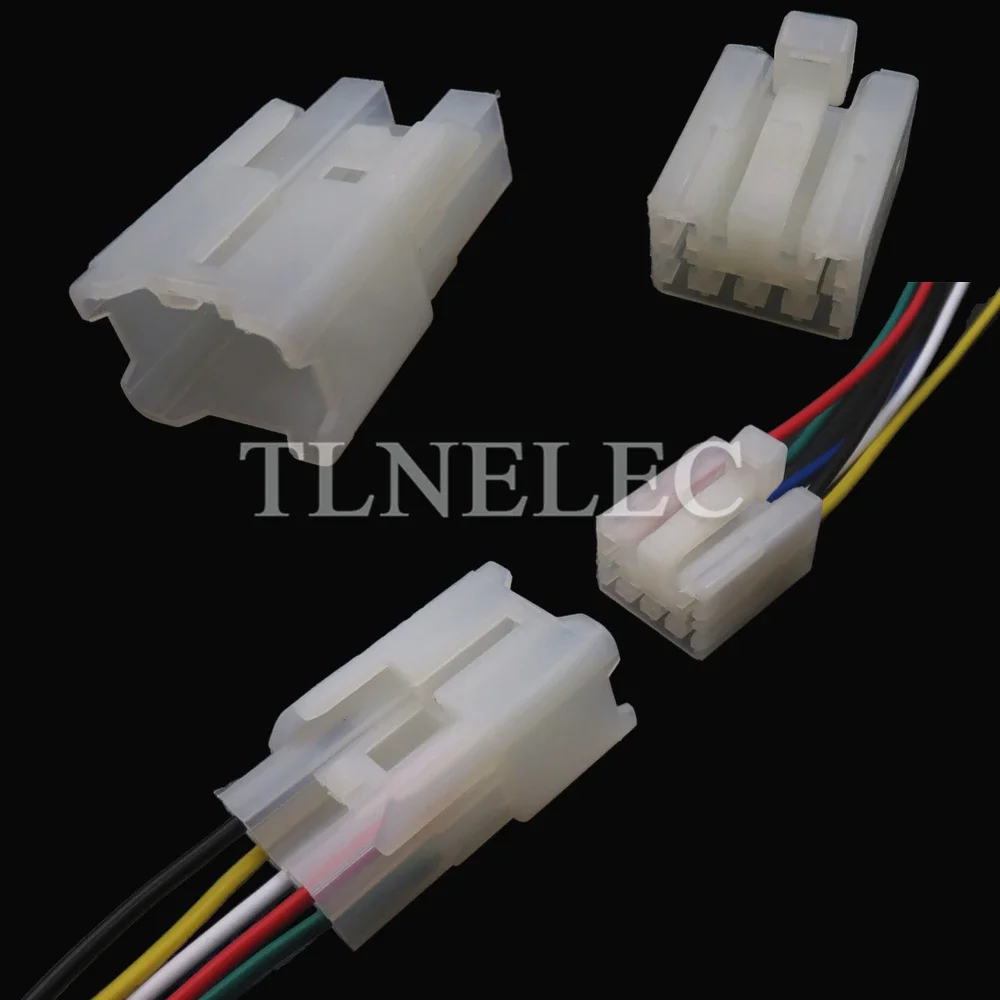 6 دبوس طريقة كابل سلك السيارات مقبس غير مختوم مع أسلاك موصلات تعديل صوت السيارة MG 610152   7122-1360 7123-1360