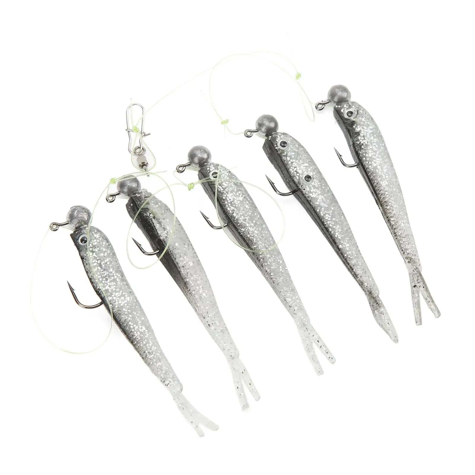 High Res Detail Fishing Lures Rig Kit for freshwater - for mandarin Fish Umbrella Rig Set