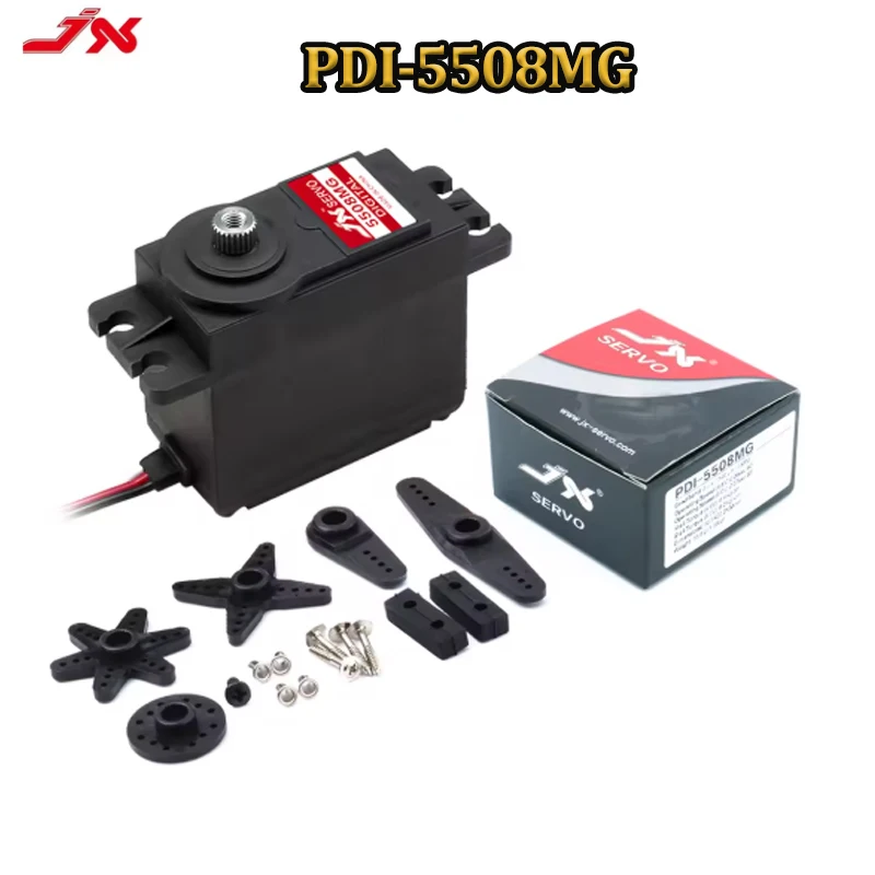 JX Servo PDI-5508MG 55.6g 8.2kg Coreless Metal Gear Digital Servo pour Hélicoptère RC Voiture Camion Bumosquito Robot Bras Bateau