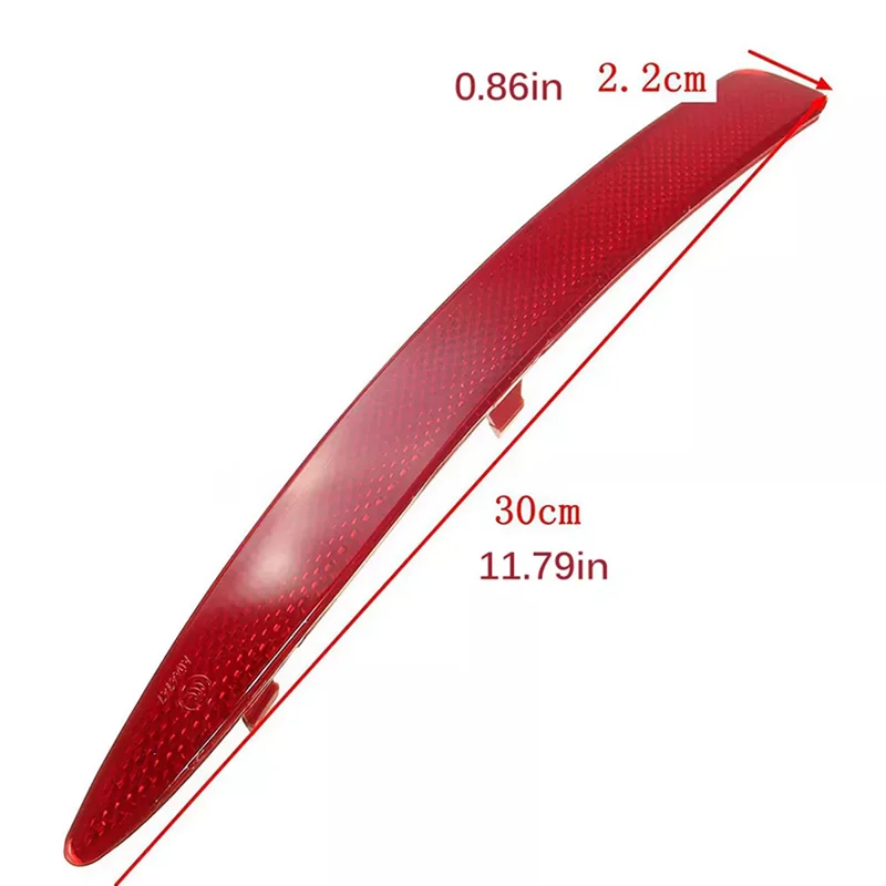 Car Rear Bumper Reflectors Warning Lamps Brake Lights for Skoda Octavia A5 A6 2010-2014 1Z0945105 1Z0945106