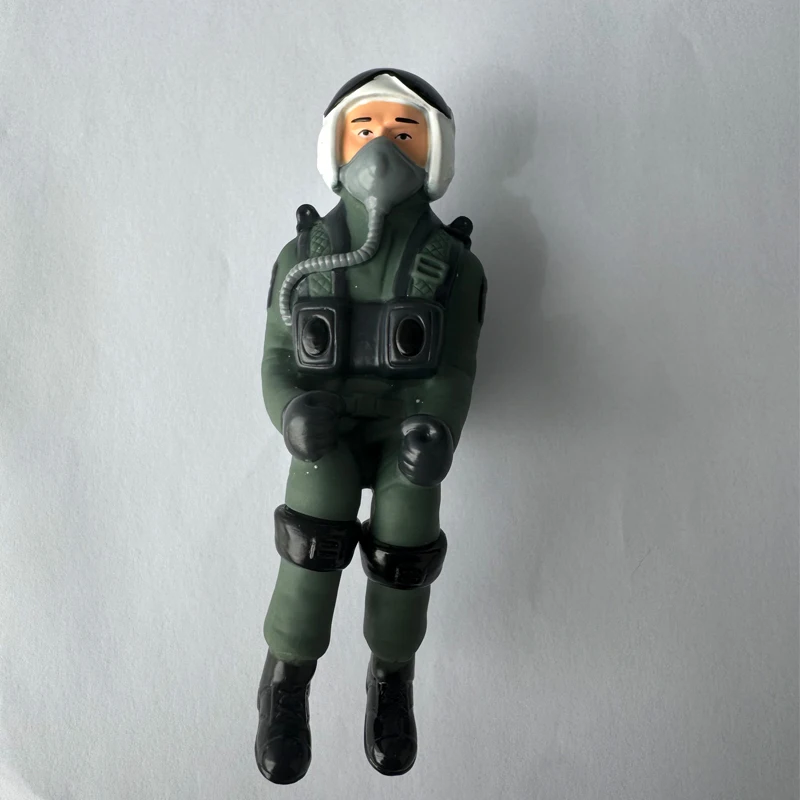 Full Body Scaled Jet Pilot Figure For LX/Sky Flight Hobby/Lanxiang Twin EDF 70MM F22 Raptor Foamy EDF JET