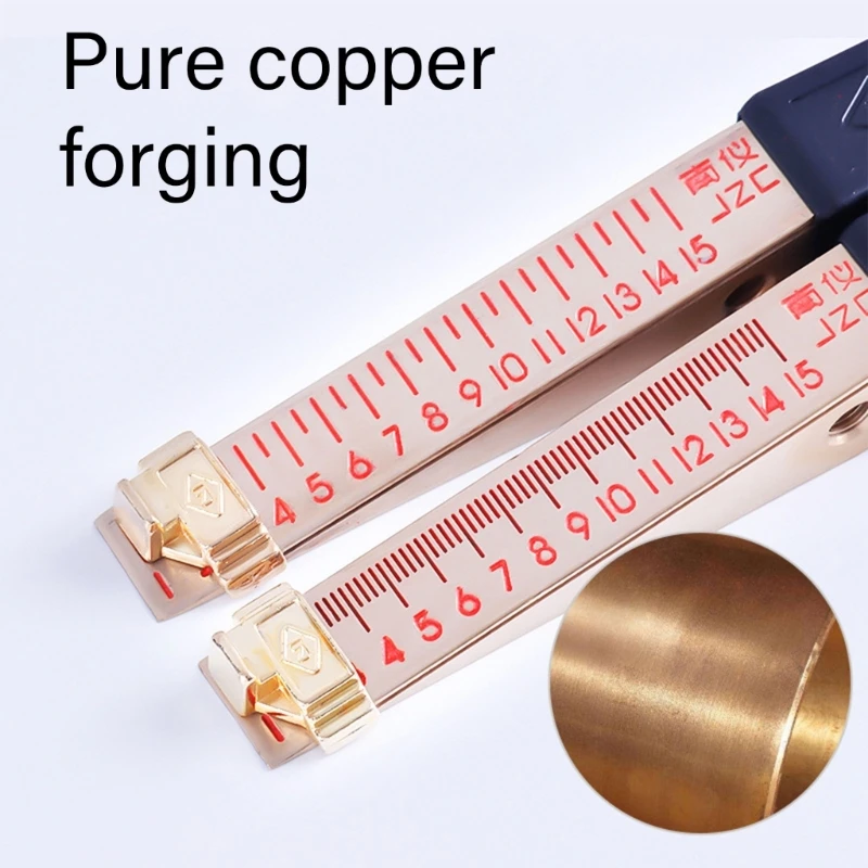 Vernier Feeler Gauge 1-15mm High Precisions Inspection Flatness Tool for House Engineering Measurement Gauge