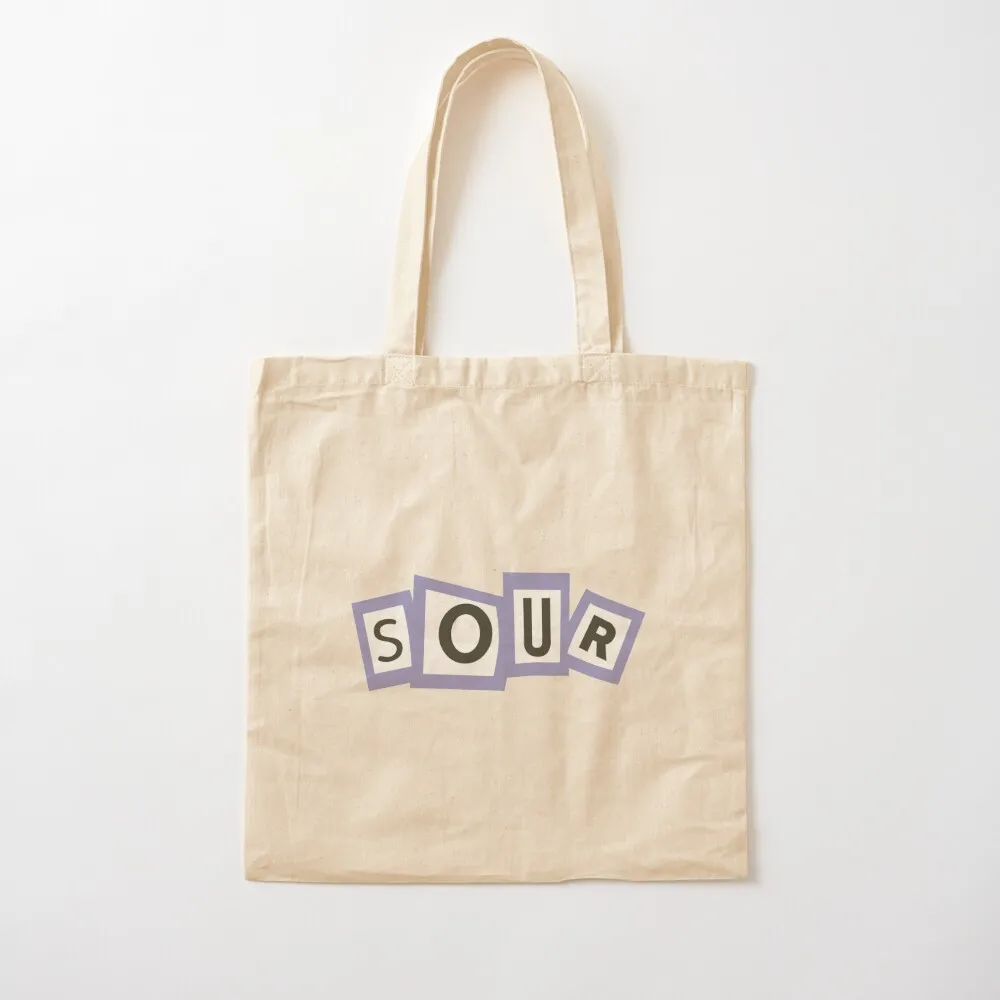 

Sour Album Letter Tiles Tote Bag tote women screen Large bags for women canvas Canvas