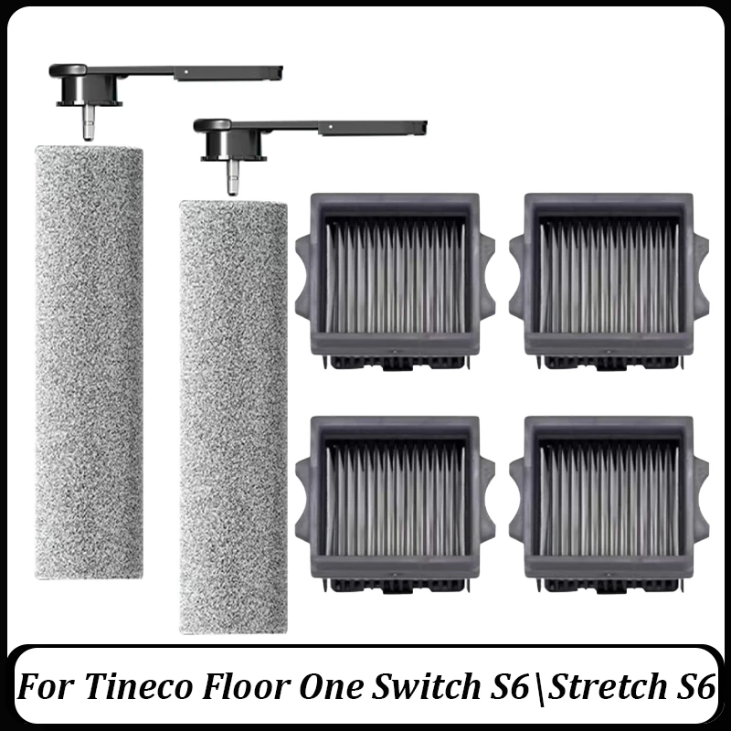 

For Tineco Floor One Switch S6/Stretch S6 /S7 Stretch Ultra Wet Dry Vacuum Cleaner ConsumableRoller BrushHEPA Filter Accessories