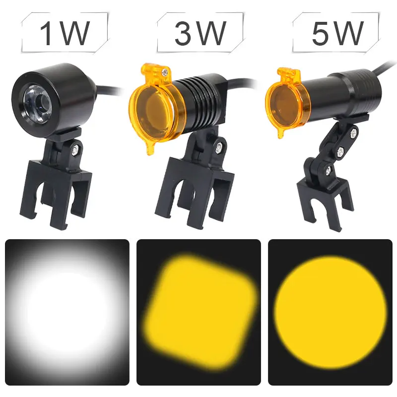 2.5X/3.5X Dental Binocular Loupes 1W/3W/5W Dentistry Headlight Head Examination Lamp with Rechargeable Lithium Battery