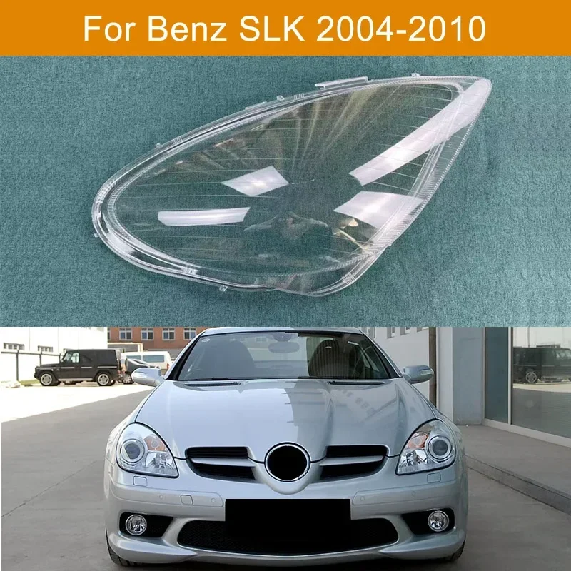 For Mercedes-Benz SLK SLK 280 SLK300 SLK350 2004-2010 Headlights Shell Transparent Lampshade Headlamp Lens Cover Glass Lamp Shel