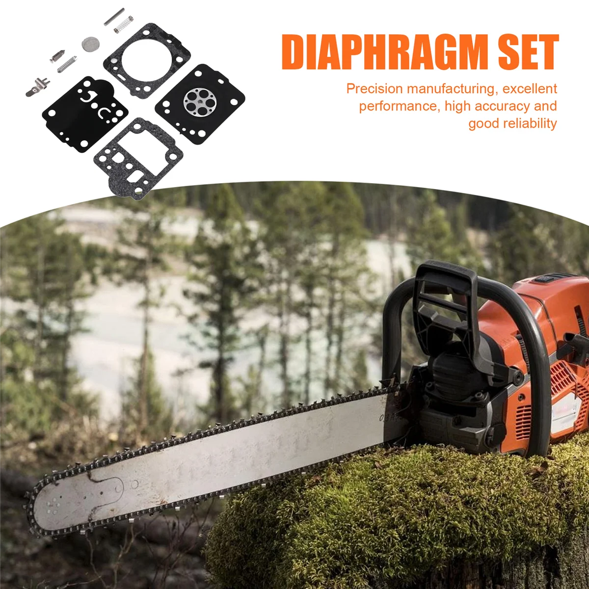 10 ชุดชุดคาร์บูเรเตอร์สําหรับ HUSQVARNA 240 236 235 435 E JONSERED CS2238 CS2234 ZAMA RB149, RB 149 ชุดไดอะแฟรม GSY