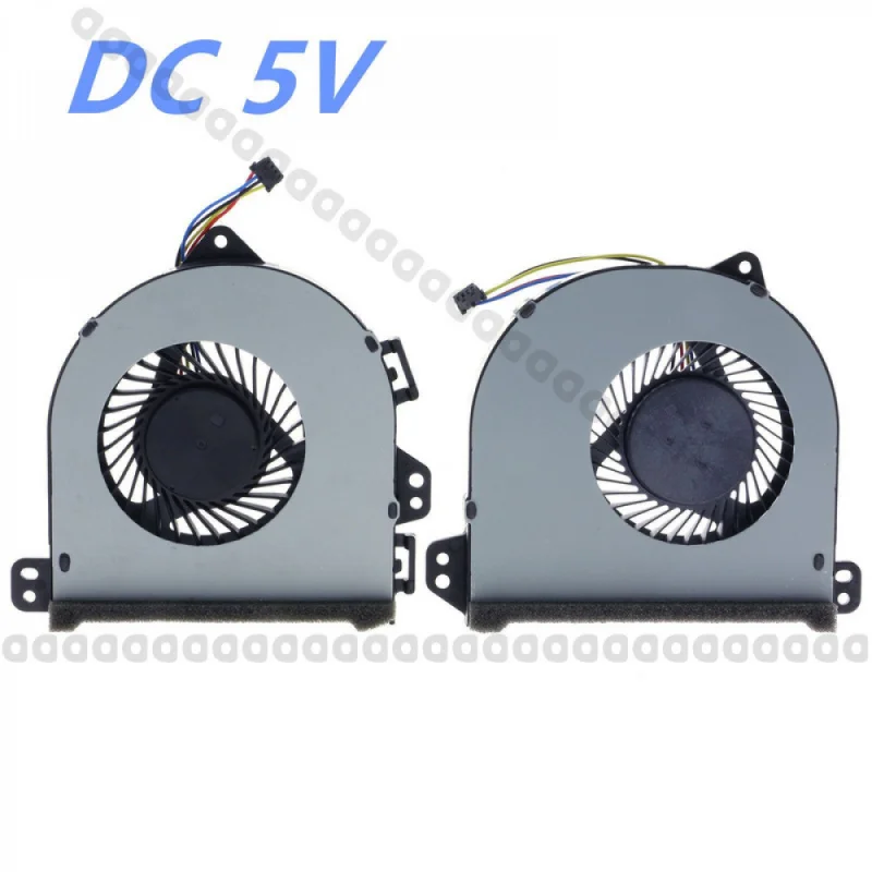 AA + A + nouveau ventilateur de refroidissement CPU et GPU pour ASUS ROG G701VO GX700VO 5V FJBX FJBW 13NB0E60P02011