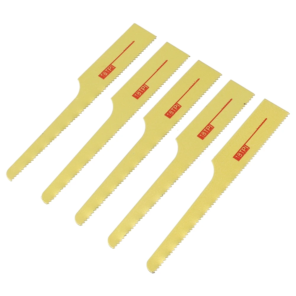 5Pcs File Saw Balde Jigsaw 14TPI/18TPI/24TPI/32TPI 93mm BIM For Plastic Wood Sheet Metals Cutter Woodworking Tools Accessories