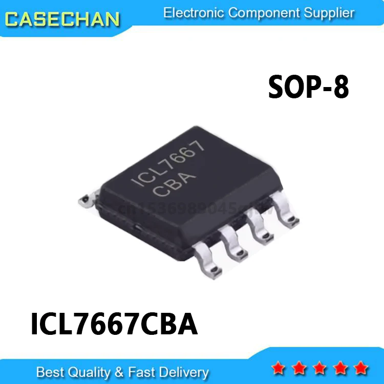 10PCS New and Original ICL7667 ICL7667CBA  SOP-8