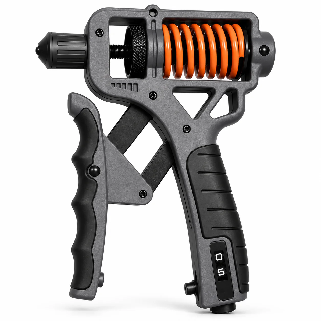 Verstellbarer Handgriff-Verstärker 11-220LB Tragbarer Unterarm-Finger-Handgelenk-Trainer für Heimfitness, Sport und Klettern