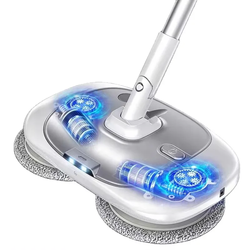 Smart Wireless Electric Mop Cleaner with Rechargeable Battery with Cleaning Bucket Mop Packed Together