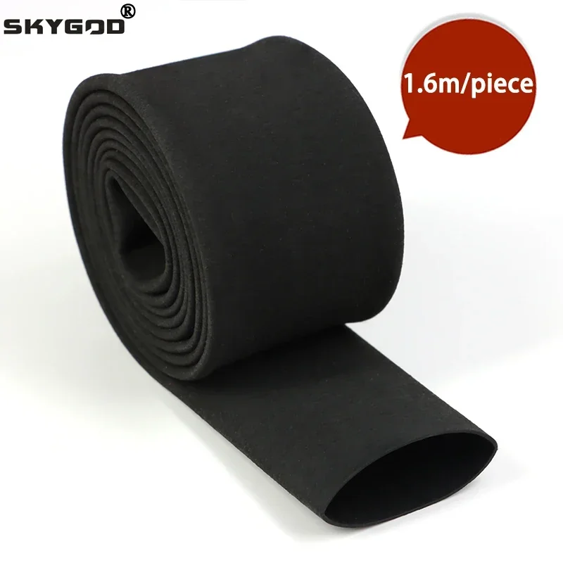 

1.6m/Piece Solid Color Non Slip Heat Shrink Tube Anti-slip Insulation Sleeve 20/22/25/28/30/35/40mm Waterproof Fishing Rod Wrap