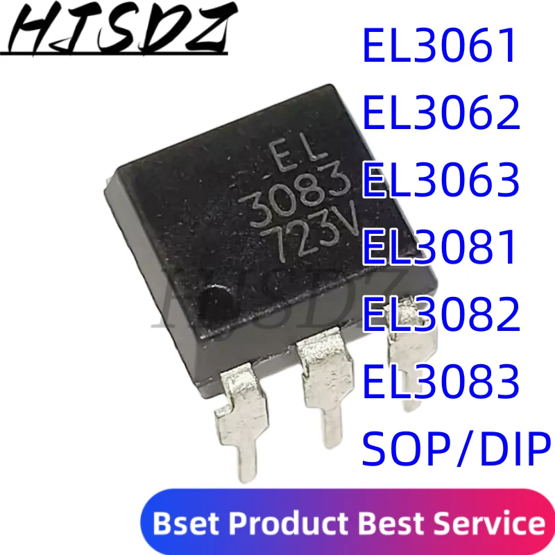 10 piezas/EL3061 EL3062 EL3063 EL3081 EL3082 EL3083 nuevo DIP-6 SOP-6 optoacoplador IC