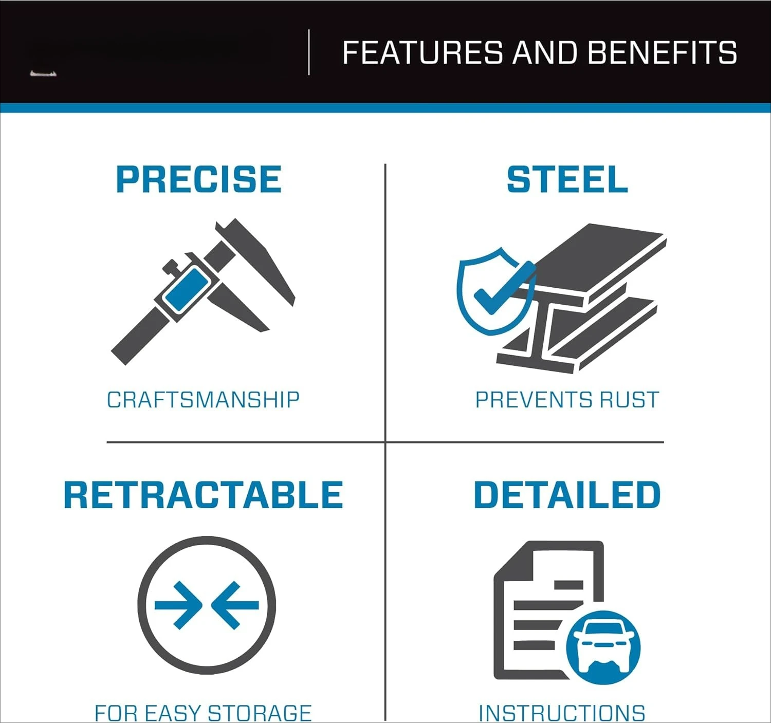 Amarrar de popa retrátil Powersports 2060300, 2 polegadas x 43 polegadas, 833 libras. limite de carga de trabalho e 2.500 lbs·Nova popularidade