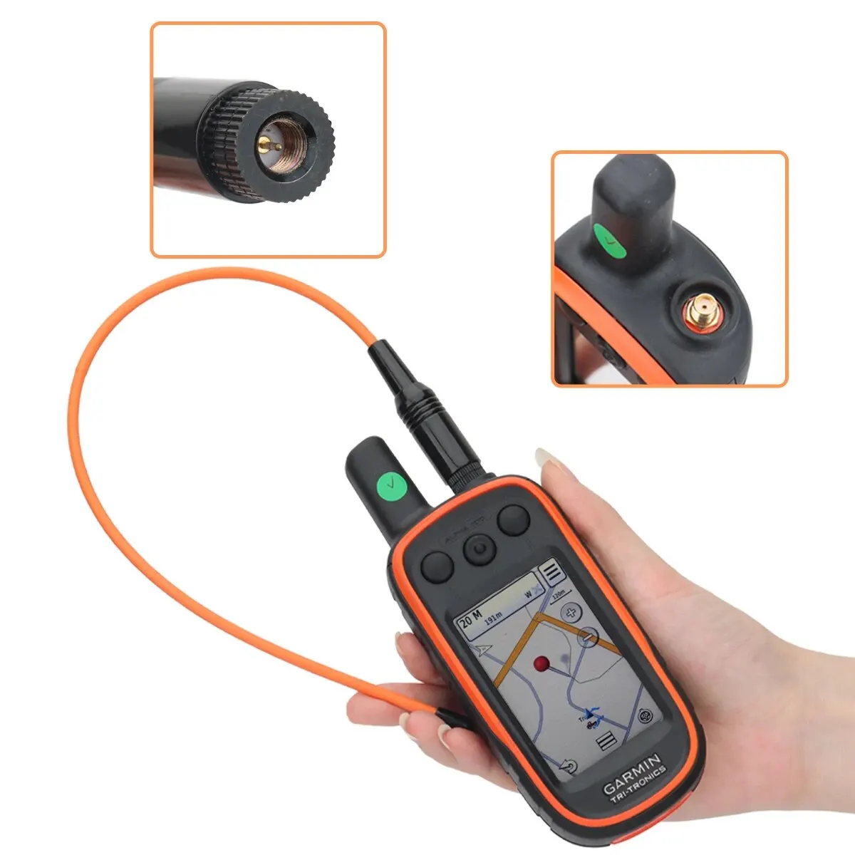 Antena GPS Garmin Alpha 38 cm - latigo SMA macho, largo alcance - imagen 5