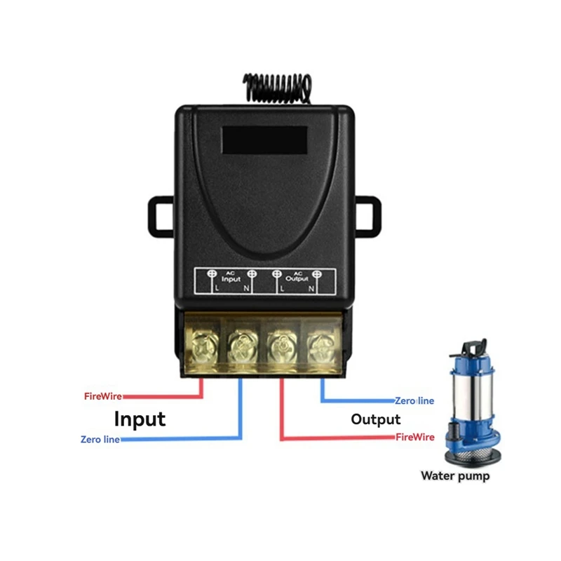Wireless Remote Control Switch On-Off Wireless Remote Switch High-Power 30A Wide-Voltage Long Rage For Anti-Theft Alarms
