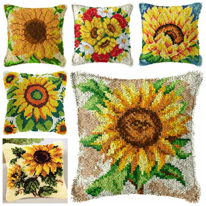 3D Printing Watch - Sunflower Series Latch Hook Rug Kits