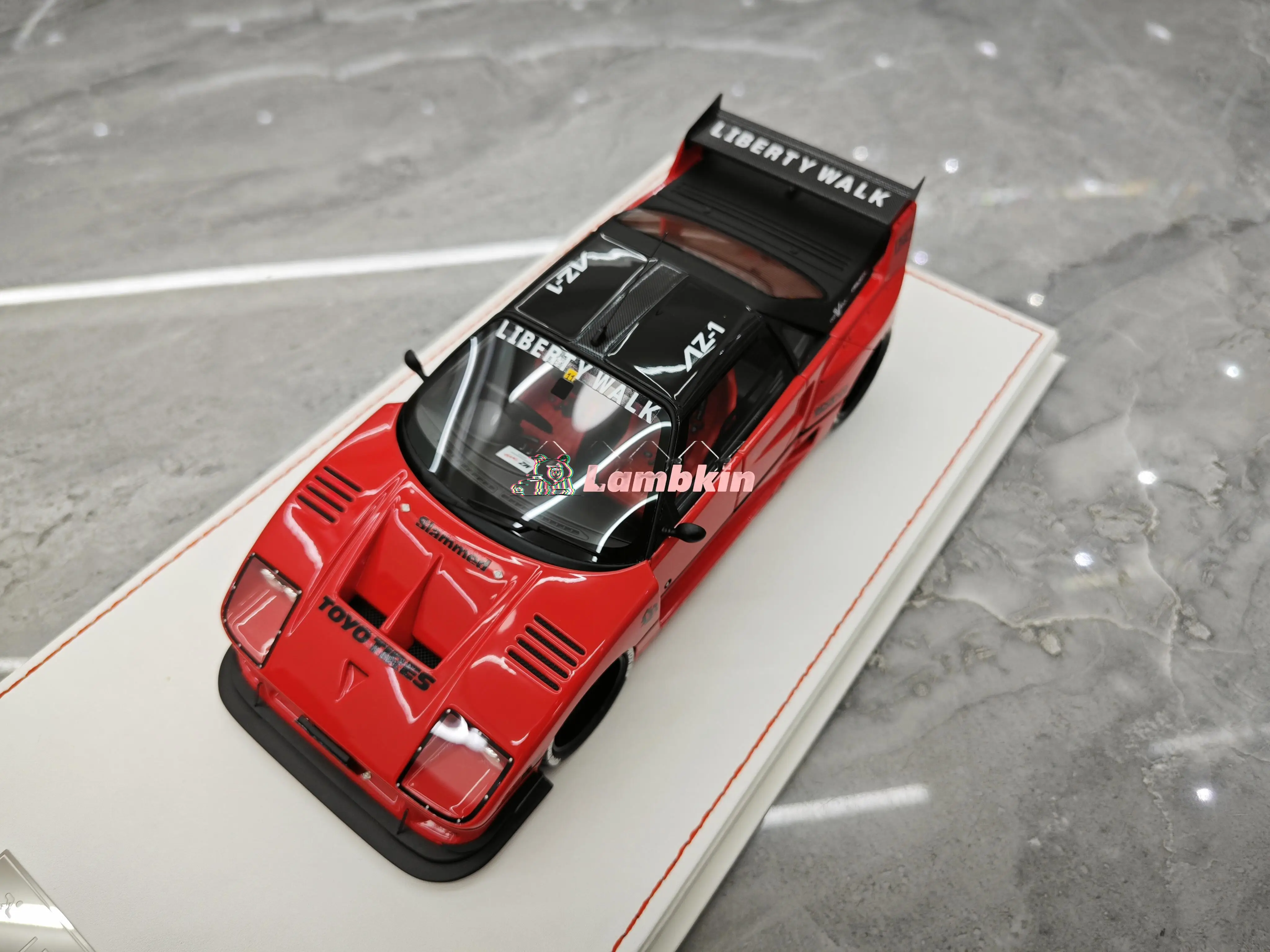 RUNNER 1/18 ferra F40 LB Modified Mini Edition Limited Edition Simulation Resin Car Model Collection