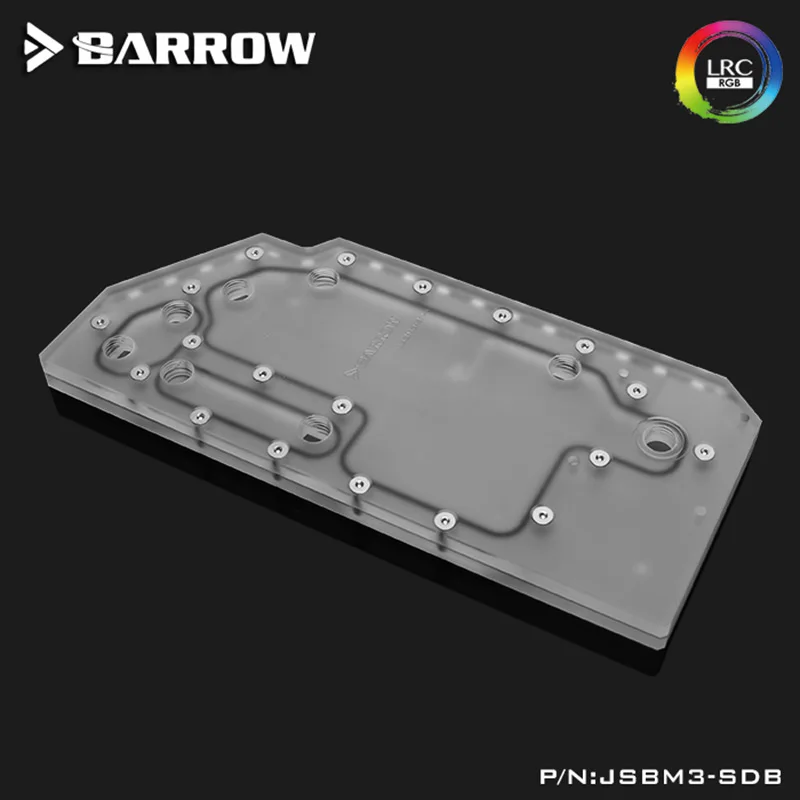 Barrow Acrylic Board as Water Channel use for JONSBO MOD-3 Computer Case for Both CPU and GPU Block RGB 5V 3PIN Waterway