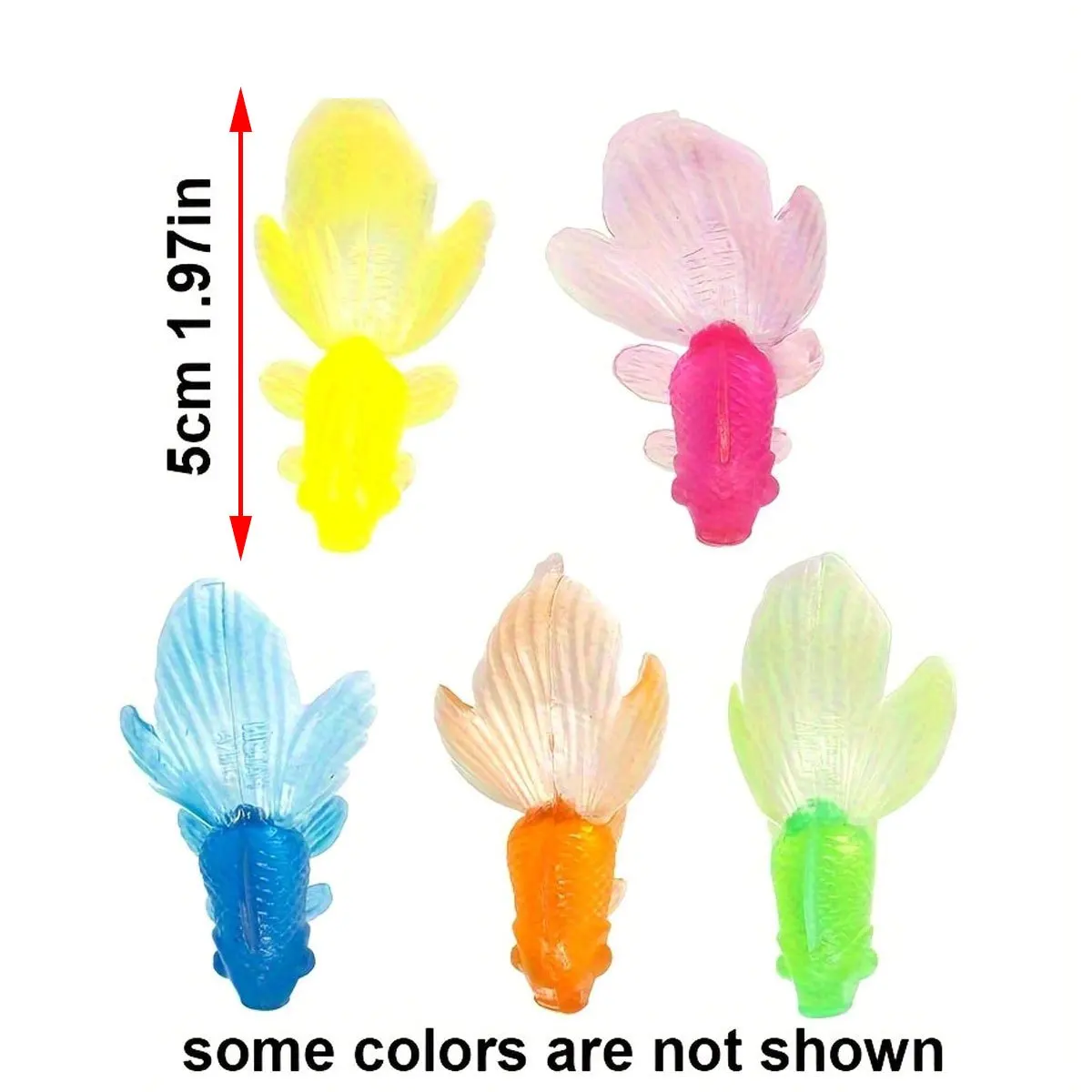 18pcs Realistic Floating Fake Goldfish with Nets - No Battery Plastic Water Decor for Indoor/Outdoor, Summer Pool Party Supplies, Pet Use Only for Bath & Garden Play ZSY